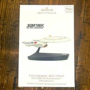 Star Trek Enterprise, sounds, 25th anniversary keepsake ornament. New.